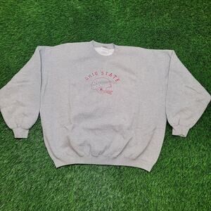 Vintage Ohio State Buckeyes Slouchy Sweatshirt Womens 3X / 2X Oversized Cropped